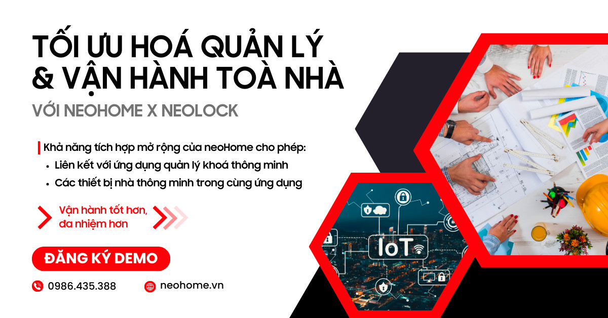 Phần mềm quản lý vận hành tòa nhà, khu dân cư với neohome