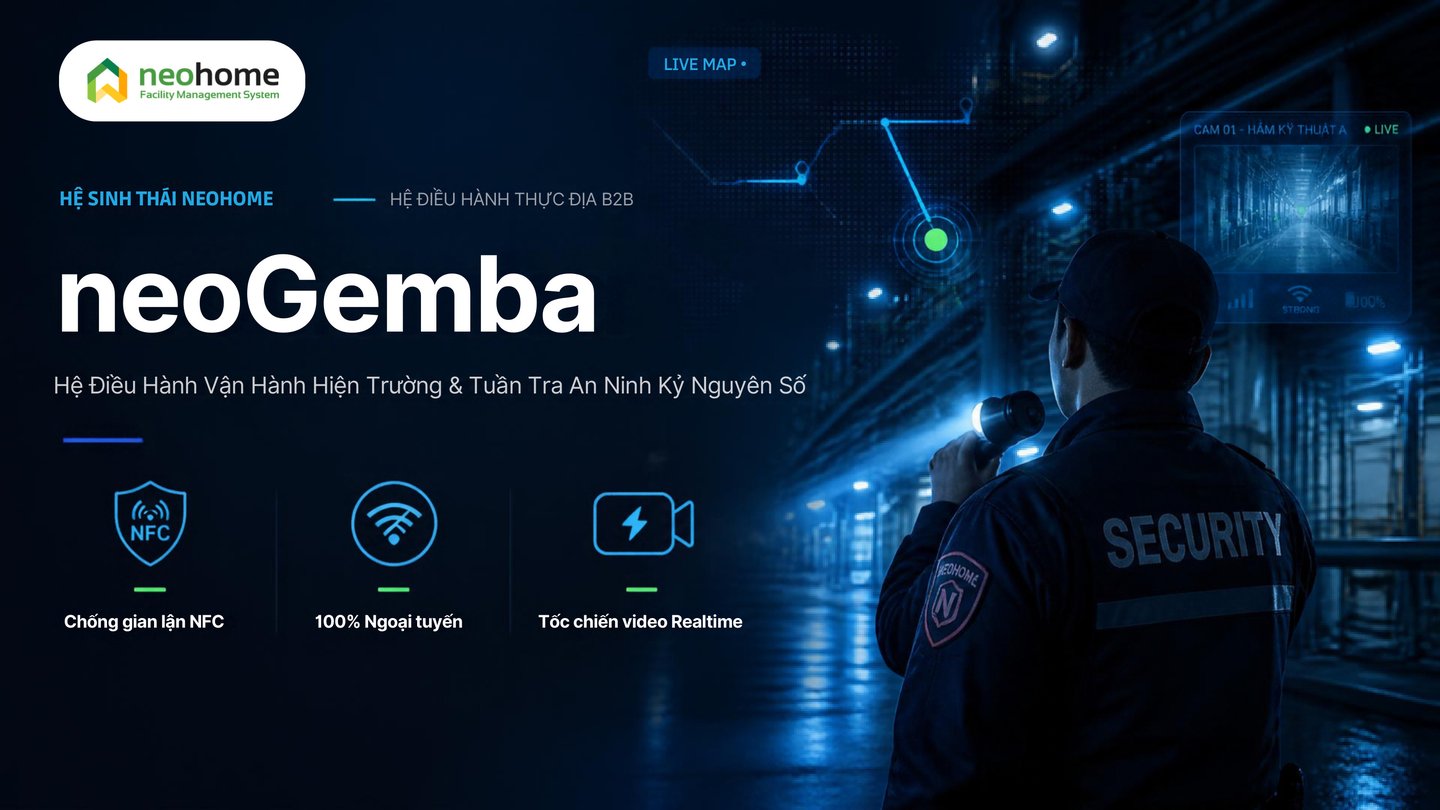 neoGemba - Hệ điều hành vận hành hiện trường & tuần tra an ninh kỷ nguyên số