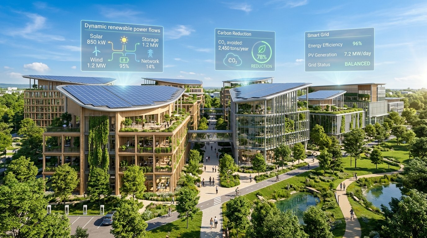 Giải pháp Chuyển đổi xanh, Tiết kiệm Năng lượng IoT & Giám sát ESG cho Tòa nhà, Khu công nghiệp